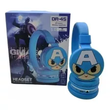 Audífonos Inalambricos Capitan America Dr-45