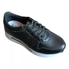 Tenis En Cuero Ref. 2046, Calzado Deportivo Para Mujer