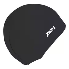 Zoggs Gorro De Natación De Tela Deluxe Stretch / Negro