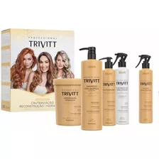 Kit Profissional Trivitt 2018 Hidratação + Fluido