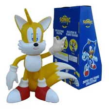 Boneco Tails Sonic Articulado Grande Brinquedo Original 23cm