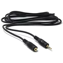 Cable De Extension Audio Trs 2,5mm Macho A Hembra | Negro...