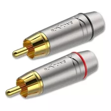  2 Plug Rca Roxtone Profesional Rf2p-ng