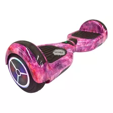 Hoverboard Skate Elétrico Led Bluetooth E Bolsa Galáxia Cor Rosa Galaxia 3