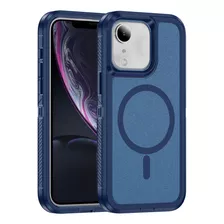 Funda Con Forma De Anillo Azul Para iPhone 11/xr