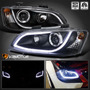 Par Faro Negro Led Pontiac G8 Gt 2008 6.0l