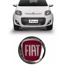 Emblema Grade Fiat Palio 2010 2011 2012 2013 2014 Vermelho