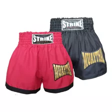 Shorts Muay Thai Strike Boxing Calção Bermuda Kit 2 Pçs