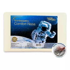 Travesseiro Pra Fronha Comfort Nasa Poliéster 50 X 70 Cm Cor Branco