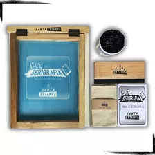 Kit De Serigrafia 30x40 P/ Estampar Tu Logo+ Mesa + Tutorial