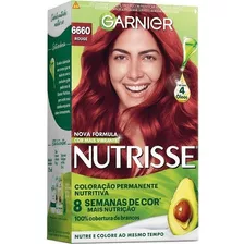 Coloração Creme Garnier Nutrisse Nutrisse Tom Louro Escuro Ultravermelho