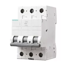 Disjuntor Tripolar Curva C 50a Branco - Siemens