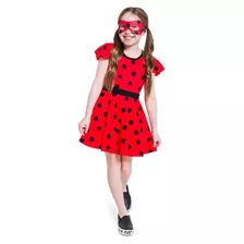 Fantasia Ladybug (vestido Curto) Veggi