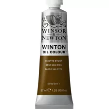 Pintura Oleo Winsor & Newton Winton 37ml Colores A Escoger Color Vandyke Brown - Pardo Vandyke No 41