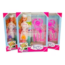 Muñeca Fashion Enfermera Barbie Doctora Juguetes Accesorios