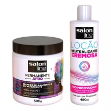 Kit Creme Relaxamento Afro E Neutralizante - Salon Line