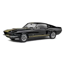 Ford Mustang Shelby Gt500 1967 Negro Escala 1:18 Solido