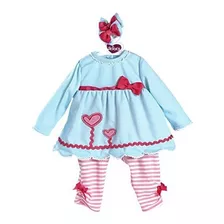 Adora 20 'baby Dolls Traje De Corazones En Flor.