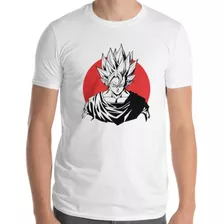 Playera Estampada Con Diseño Gogeta