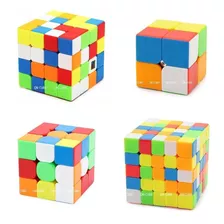 Cubo Mágico 2x2x2 + 3x3x3 + 4x4x4 + 5x5x5 Moyu Meilong