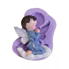 Ce103 Molde De Silicone Anjo Confeitaria E Artesanato