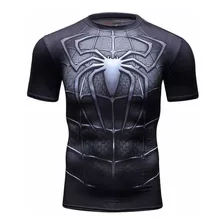 Playera Spiderman Spider Crossfit Marvel Compression Licra