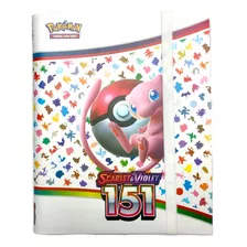 Binder Pokémon 151 Mew Original Carpeta Cartas Nintendo 2023