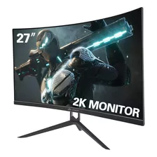 Monitor Curvo Para Juegos Crua 27 , Qhd (2560x1440p) 2k 14