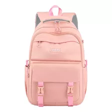 Mochila Escolar Viaje Bolsa Antirrobo Mujer Mochilas Para Laptop 15.6 Inch Iforu Rosa 30 L