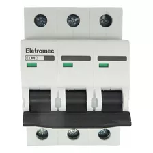 Disjuntor Mini Din Tripolar 70a 3ka 400/440v Elmd Eletromec