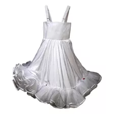 Falso Vestido Cueca China Falso Competencia 8 Ruedos Nylon