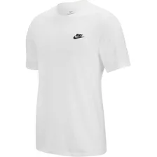 M - Blanco - Camiseta Hombre Nike Nsw Club Tee