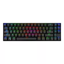 Teclado Gamer Inalámbrico Redragon Deimos K599-krs Qwerty Red Inglés Uk Color Negro Con Luz Rgb