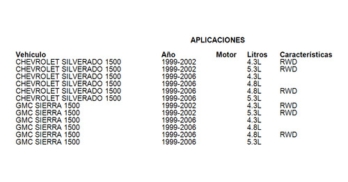 Soporte Caja Gmc Sierra 1500 Classic 2007 6.0l Gm Parts Foto 6