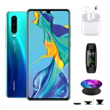 Huawei P30 Dual Sim 128 Gb Aurora Blue 6 Gb Ram