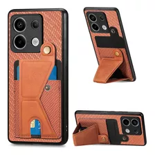 Funda Magnética Cards Solt Kickstand Para Redmi Cover