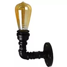 Lámpara De Pared Industrial Vintage Caño Galvanizado Ilp-03