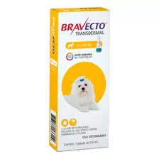 Bravecto Para Cães 2 A 4,5kg 112.5mg Antipulgas Transdermal