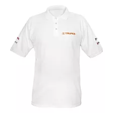 Playera Polo Blanca, Para Caballero, Talla Ch, Truper 60455