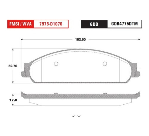 Balatas Ford Five Hundred  2005-2007 Cermica Delanteras Foto 3