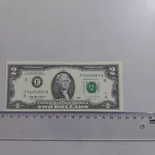 Cedula Dois Dolares Usa 1995