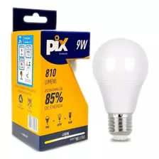 Lâmpada Led Pix Bulbo 9w 6500k Bivolt Econômica