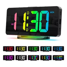 Oria Reloj Despertador Digital, Reloj Led Colorido Para Dorm