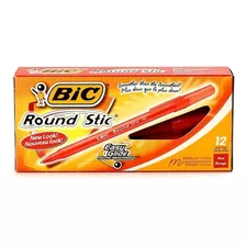 Lapicera Boligrafo Bic Rondo Round Stick 1mm Caja X 12 