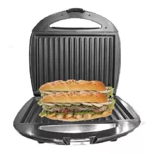 Sandwichera Tostadora Electrica Paninis Doble Winco W-018 Color Plateado