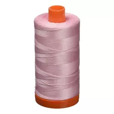 Aurifil Mako - Hilo De Algodon (50 W), Color Rosa