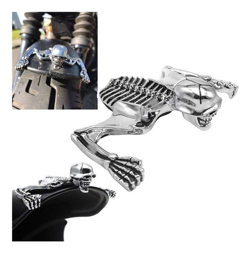 Figura Calavera Esqueleto Decoracion Moto Harley Chopper Foto 2
