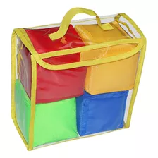 Jogando Cubos Grande Sala De Aula Dados 4 Peças 10 Cm-jaune