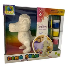 Bebe Dinossauro Brinquedo Infantil De Colorir Didatico Pint 