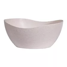 Tigela Saladeira Oval P/salada Pães 3,9 Litros Marfim